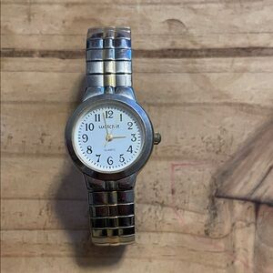 Silver and Gold Women's Watch